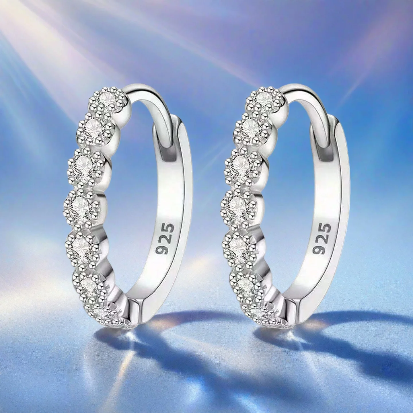 Elegant Small Stud Earrings - Timelessly Dainty & Refined for a Versatile Look - Image 2