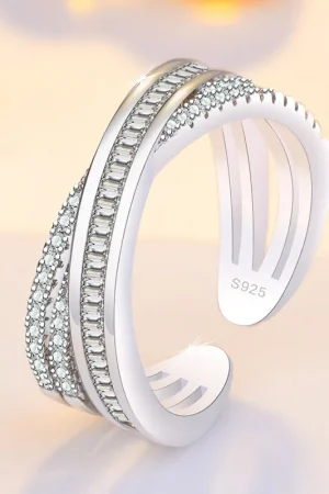 New 925 Sterling Silver Ring Heart Sparkle AAA Zircon High Quality For Women Rings Wedding Fine Jewelry Accessories Party Gift