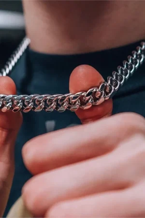 Width 5/7/9MM Hiphop Cuban Link Stainless Steel Chains Necklace for Men Basic Simple Rapper's Choker Fashion Jewelry Accessories